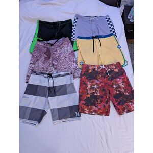 Men's swim trunks, shorts, swimsuit bottoms. SIZE 36. As a lot or by piece
